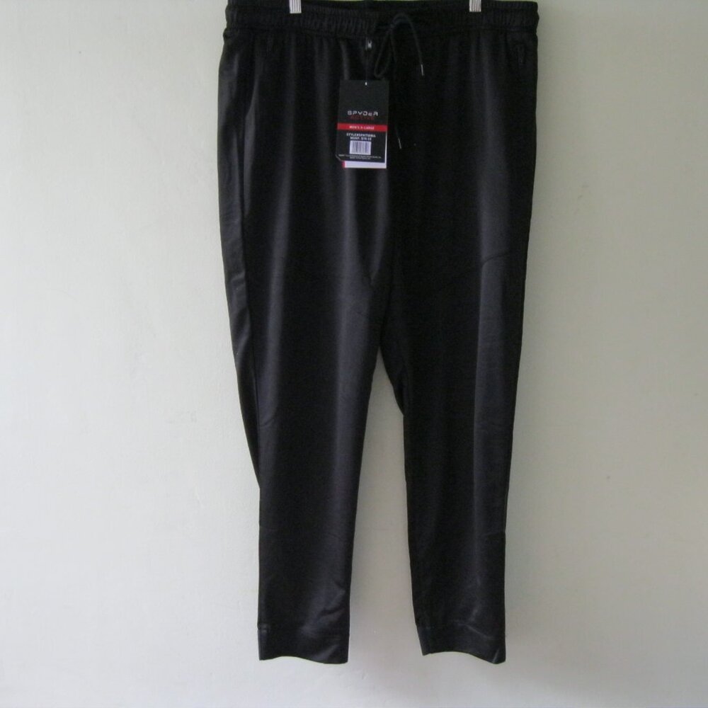 SPYDER Active Flex ProWeb men quick dry Jogger pant w/elastic back hem Black XL